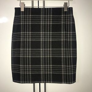 Plaid loft skirt